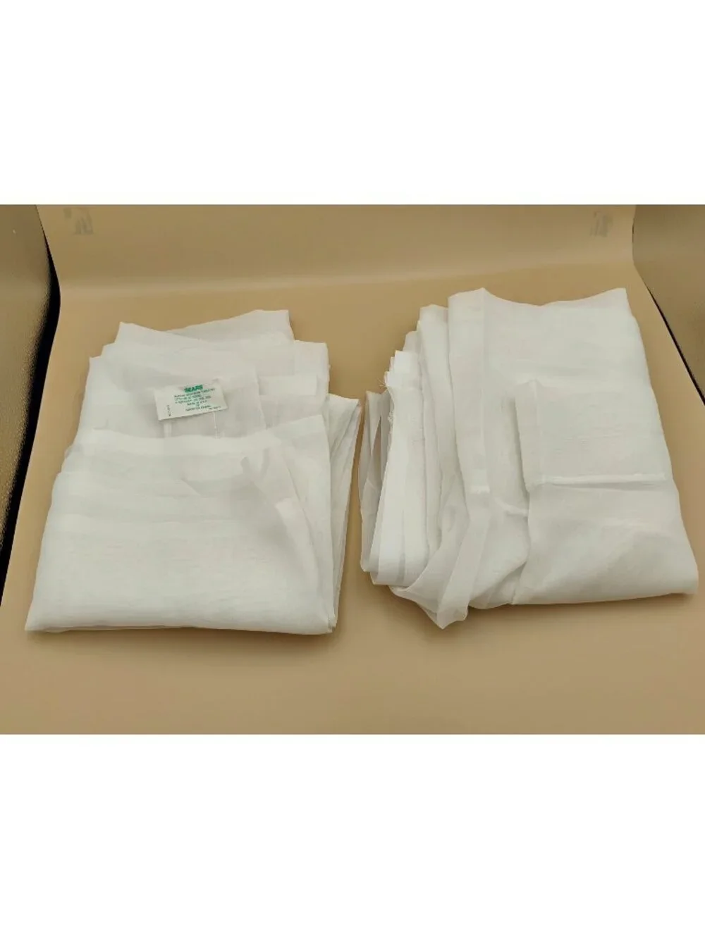 Vintage Sears Sheer White Curtains 62